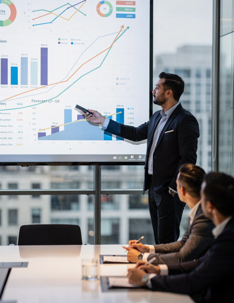 Finanzplan Präsentation Investoren